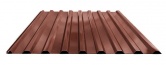 Профнастил МП-20 (8017) Шоколад 1,15*6,0 м (двусторонний)